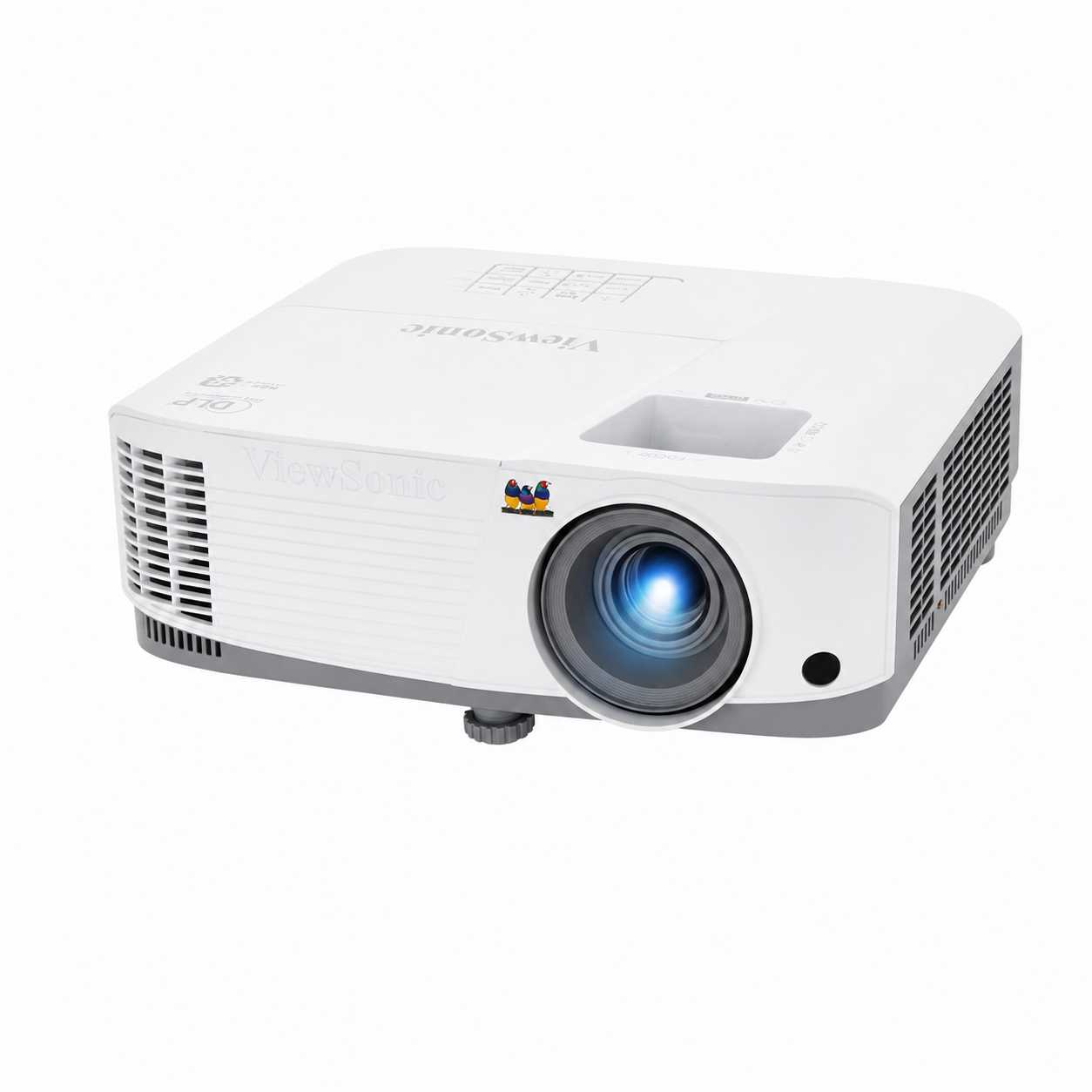 ViewSonic PA503W WXGA lamp projector front-left angled view