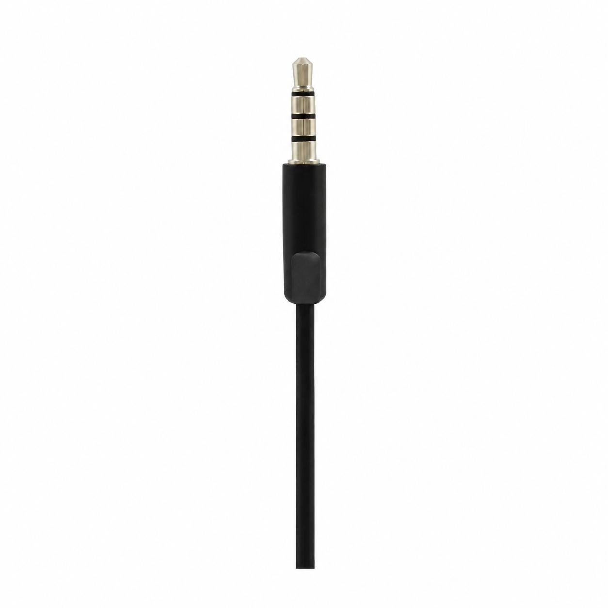 Logitech H111 wired stereo headset 3.5mm audio connector close-up showing the single plug connection