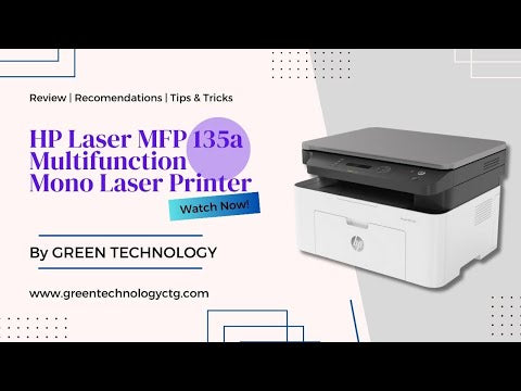 HP Laser MFP 135a Monochrome Multifunction Laser Printer with Print Copy Scan Functions