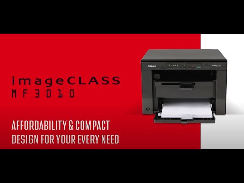 Video about Canon i-SENSYS LBP3010 monochrome laser printer 