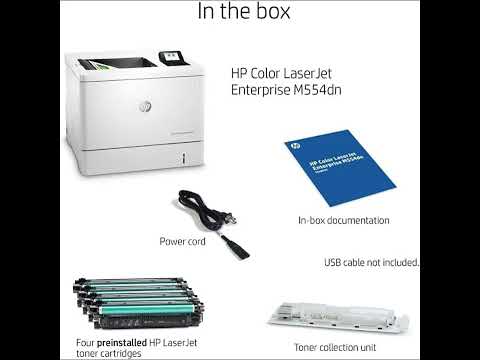 HP Color Laser Printer 554dn