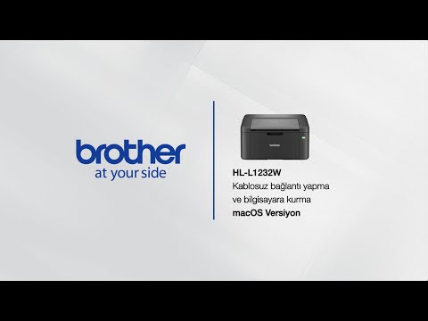 Brother HL-L1232W product video showing wireless printing, Wi-Fi Direct setup and A4 monochrome document output