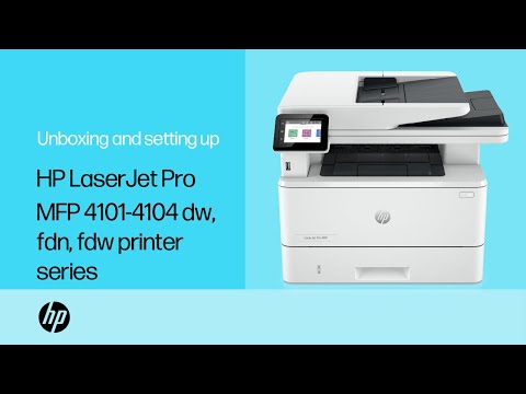 HP LaserJet Pro MFP 4101-4104dw/fdn/fdw printer series Multifunction Laser Printer with Automatic Duplex Printing and Scanning