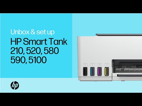 HP Smart Tank 580 Wireless All-in-One Color Ink Tank Printer with Print Scan Copy Functions