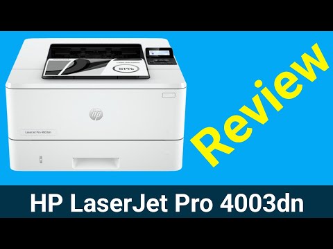 HP LaserJet Pro 4003dn Monochrome Business Laser Printer with Automatic Duplex Printing and Ethernet Connectivity