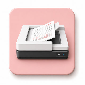 Document scanner with an automatic document feeder.